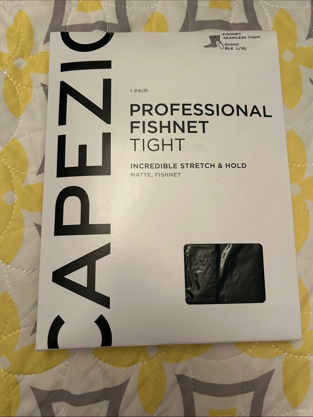 Capezio Professional Fishnet Tights - Black